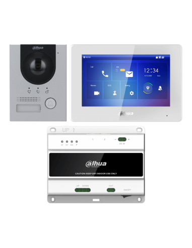 KTD01(S) Kit Videoportero 2-hilos IP exterior para Superfície + monitor  interior